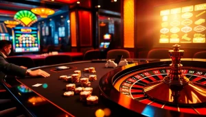 Experience gaming excitement at the meilleur casino en ligne français with players and thrilling table games.