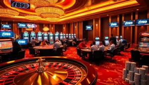 Experience thrilling gameplay at f789 casino with vibrant tables and exciting slot machines.