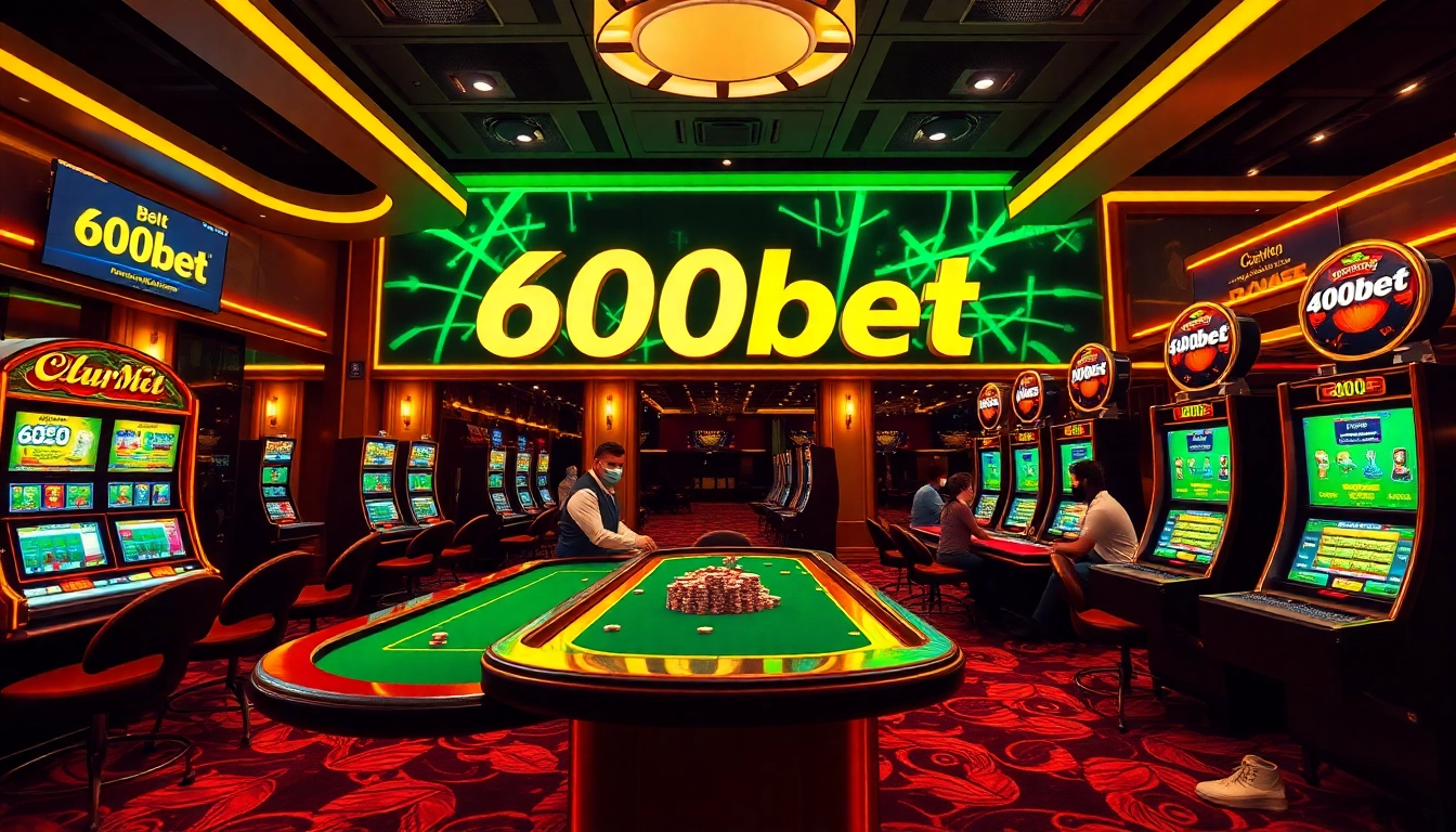 Experimenta la emoción de 600bet, donde los jugadores disfrutan de emocionantes juegos de casino en línea.