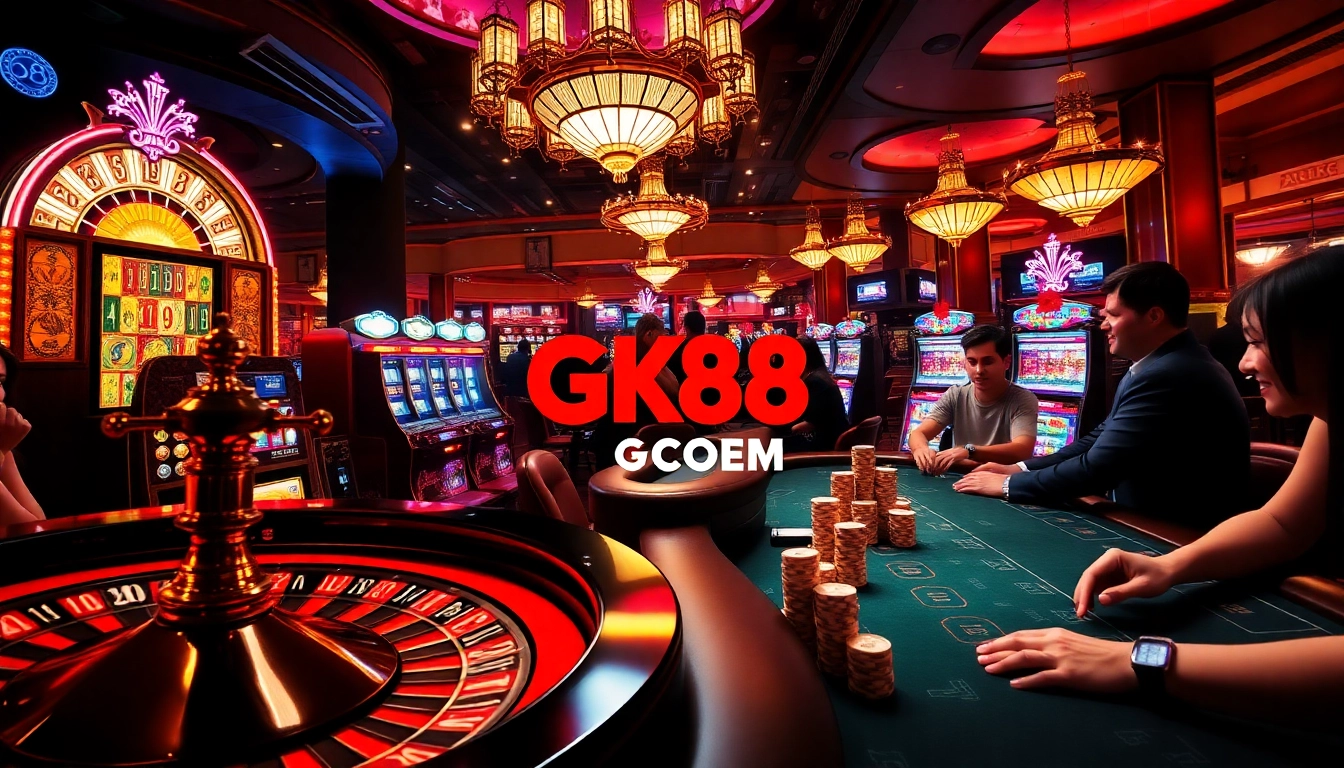 Experience the thrill of gambling at GK88 COM with vibrant casino games and engaging players.